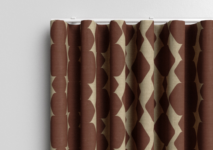 Construct, Wild Red - Made to Measure Curtains - Image 13